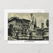 Italië, Florence, Firenze, 1908, David, Michelange Briefkaart (Voorkant / Achterkant)