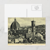 Italië, Florence, Firenze, 1908,Firenze, Duomo 1 Briefkaart (Voorkant / Achterkant)