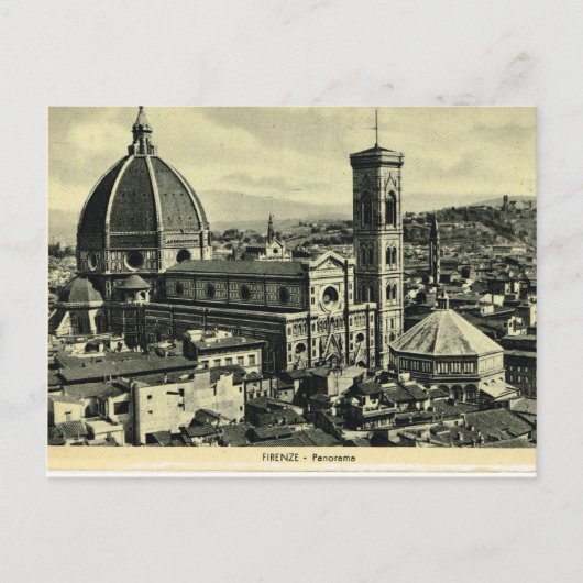 Italië, Florence, Firenze, 1908,Firenze, Duomo 1 Briefkaart (Voorkant)