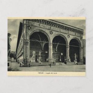 Italië, Florence, Firenze, 1908, Loggia dei Lanzi Briefkaart
