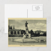 Italië, Florence, Piazzale Michelangelo, David Briefkaart (Voorkant / Achterkant)