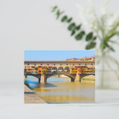 Italië, Florence, Ponte Vecchio Briefkaart (Staand voorkant)