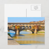 Italië, Florence, Ponte Vecchio Briefkaart (Voorkant / Achterkant)