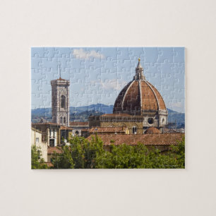 Italië, Florence, Uitzicht van de Kathedraal van F Legpuzzel