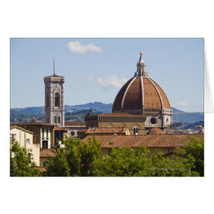 Italie, Florence, Vue sur la cathédrale de Florenc