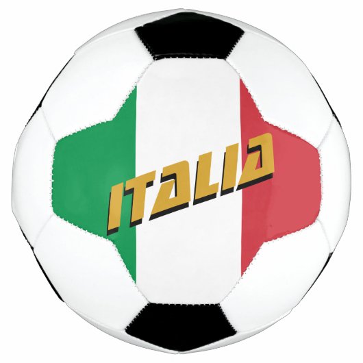 Italie football & drapeau italien / Sports (Devant)
