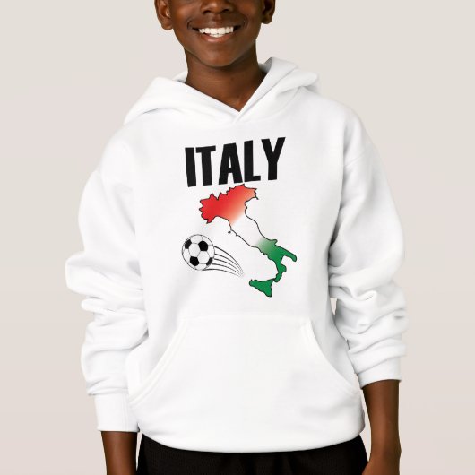 Italië Football Fan Map Boot Voetbal (Voorkant)