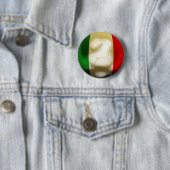 Italië Football Ronde Button 5,7 Cm (In situ)