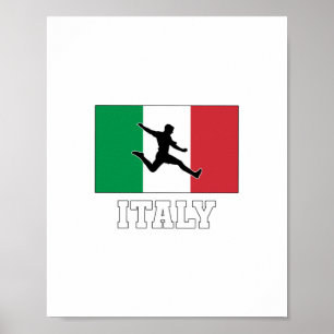 Italië Football Voetbalteam Poster