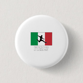 Italië Football Voetbalteam Ronde Button 3,2 Cm