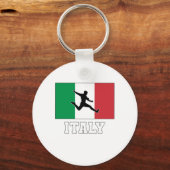 Italië Football Voetbalteam Sleutelhanger (Voorkant)