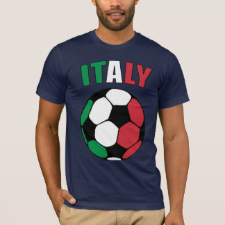 Italië Footy (Donker) T-shirt