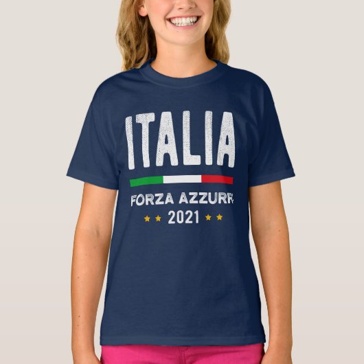 ITALIE - Forza Azzurri T-shirt (Devant)