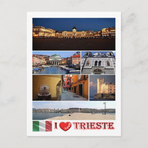 Italië - Friuli Venice Giulia - Trieste - Mozaïek Briefkaart