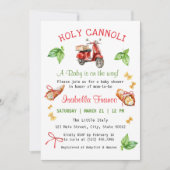 Italie Fun Saint Cannoli Baby shower Invitation (Devant)