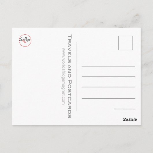 Italië - Gardenmeer - Lazise - haven - Briefkaart (Achterkant)