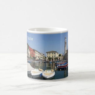 Italië - Gardenmeer - Lazise - haven - Koffiemok