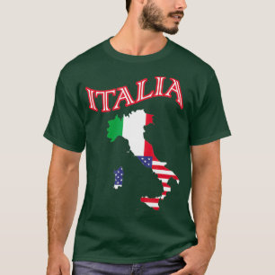 Italië gezinshereniging van het Italiaanse erfgoe T-shirt
