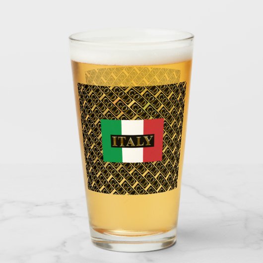 ITALIË GLAS (Voorkant gevuld)