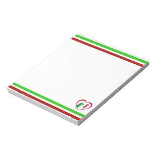 Italië hart notitieblok