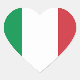 italië hart sticker