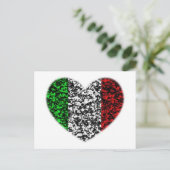 Italië Heart Briefkaart (Staand voorkant)