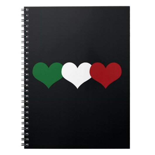 Italië Heart Notitieboek (Voorkant)