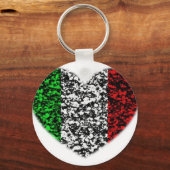 Italië Heart Sleutelhanger (Voorkant)