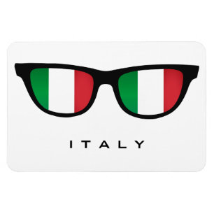 Italië heeft aangepaste tekst en kleurenmagneet in magneet
