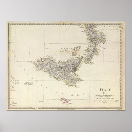 Italië III Poster (Voorkant)