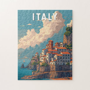 Italië Illustratie Reis Kunst Vintage Legpuzzel