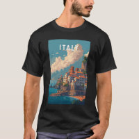 Italië Illustratie Reis Kunst Vintage