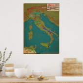Italië in 1494 poster (Keuken)