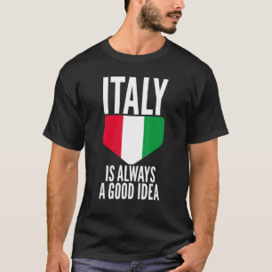 Italië is altijd een goed idee Unisex Italiaans ap T-shirt