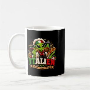 Italië Italiaans Alien Pizza Pasta sondes Italia Koffiemok