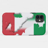 Italië Italiaanse vlag iPhone 5 Hoesje-Mate Barely Case-Mate iPhone Case (Achterkant (horizontaal))