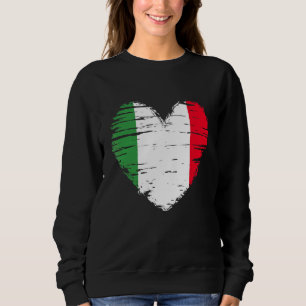 Italië : Italiaanse vlag Italiaanse pride Trui