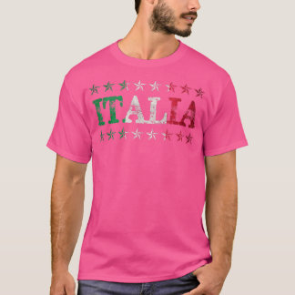 Italië Italiaanse vlag Italië Italiaanse voorrang T-shirt