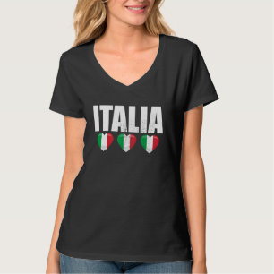 Italië  Italiaanse vlag Italië T-shirt