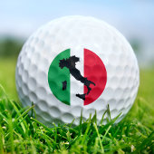 Italië Italiaanse vlag Rode White Italië Kaart Golfballen