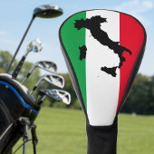 Italië Italiaanse vlag Rode White Italië Kaart Golfheadcover