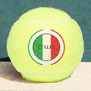 Italië Italiaanse vlag rode witte groene Italië Tennisballen