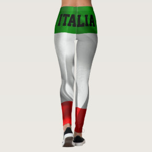 ITALIË! ITALIË! Aangepaste fitness Italiaanse vlag Leggings