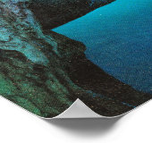  Italië, Italië, Capri, Blue Grotto Poster (Hoek)