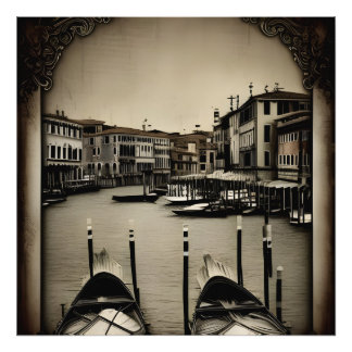 Italië / Italië, Venezia Foto Afdruk