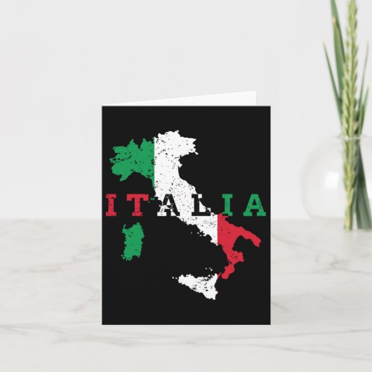 Italie Italien Carte Drapeau Fierté Cadeau Patrimo (Devant)