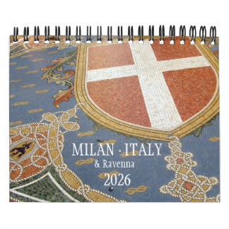 ITALIË - Kalendar Milan & Ravenna 2026 Kalender