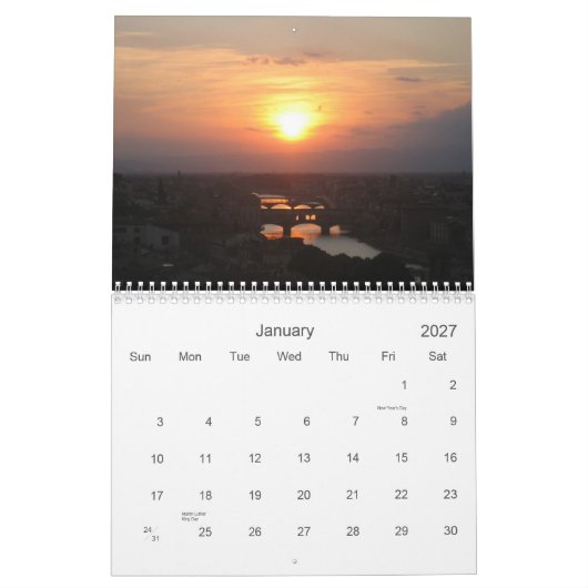 Italië Kalender (Jan 2027)