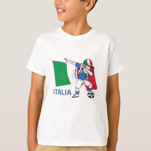 Italië Kind voetbal schooljongen T-shirt