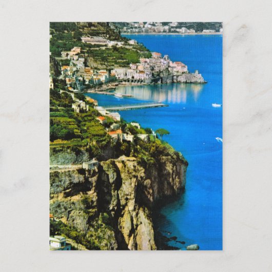  Italië, kust van Amalfi Briefkaart (Voorkant)